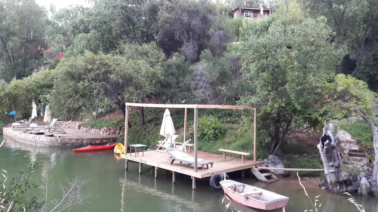 Cabana De Adobe En Lago Rapel Exterior foto
